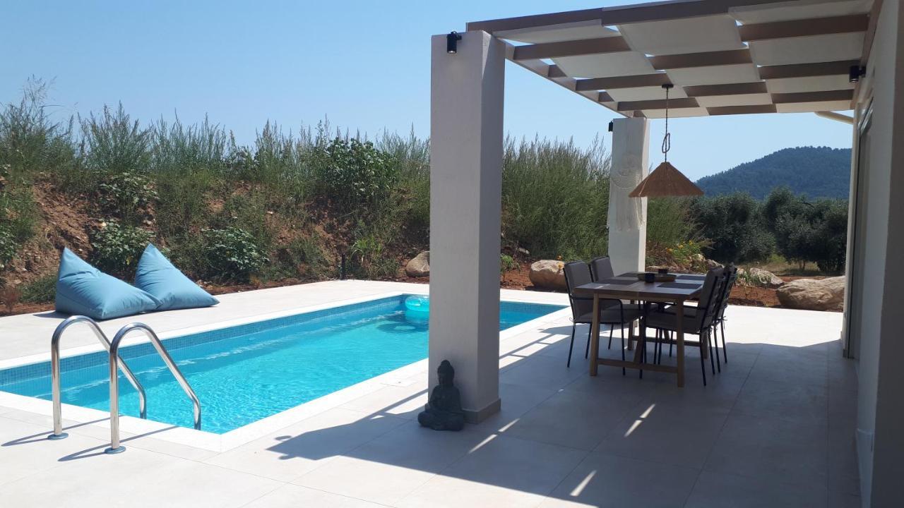 Casa O' - Moderne Villa Mit Grosser Terrasse Und Privatem Swimmingpool Skala Potamia  Zewnętrze zdjęcie