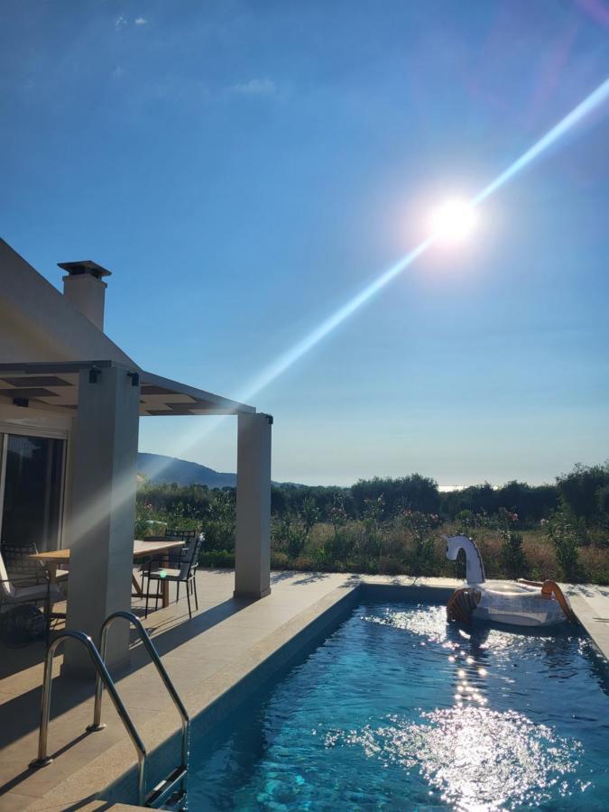 Casa O' - Moderne Villa Mit Grosser Terrasse Und Privatem Swimmingpool Skala Potamia  Zewnętrze zdjęcie
