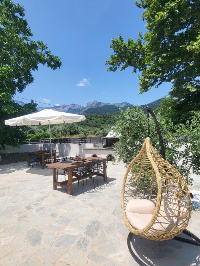 Casa O' - Moderne Villa Mit Grosser Terrasse Und Privatem Swimmingpool Skala Potamia  Zewnętrze zdjęcie