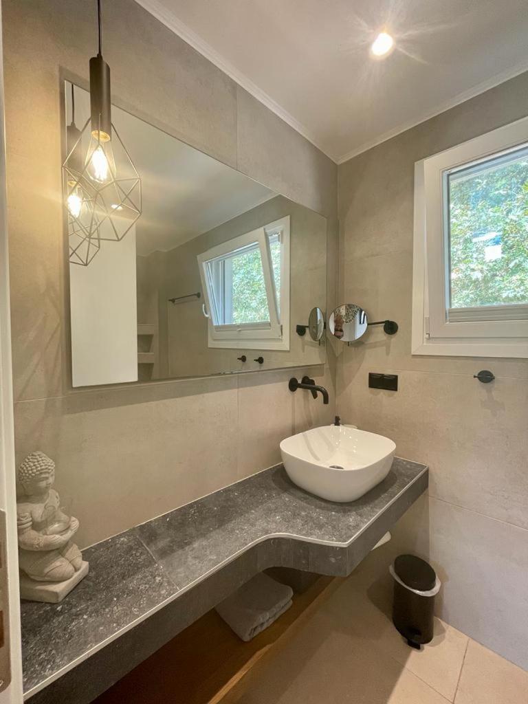 Casa O' - Moderne Villa Mit Grosser Terrasse Und Privatem Swimmingpool Skala Potamia  Zewnętrze zdjęcie